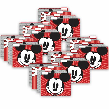 EUREKA Mickey Mouse Throwback File Folders, 4 Designs per Set, 24PK 866443